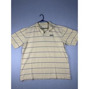 Green Bay Packers Shirt‎ Mens 3XL Yellow Striped NFL Football Polo Cutter Buck